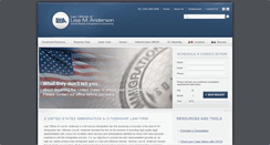 Desktop Screenshot of lisaandersonimmigration.com